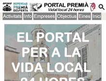 Tablet Screenshot of portalpremia.net